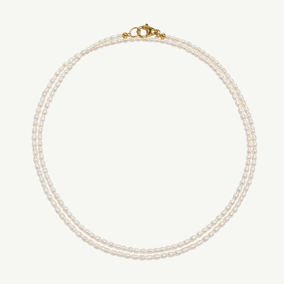 Collar Doble de Perlas