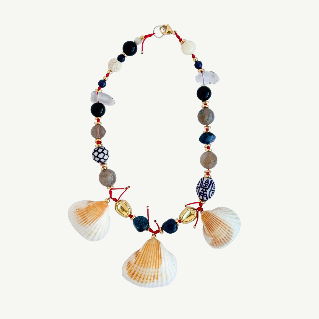 Collar Nudos Rojos