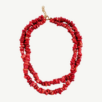 Coral Duo Necklace